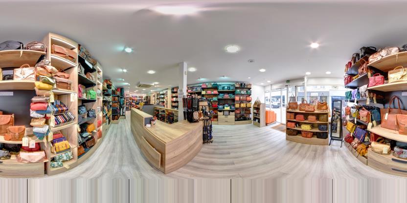 Visite virtuelle 360° de Alyssac Maroquinerie à Vendôme – Boutique d'articles de mode – Webvisite