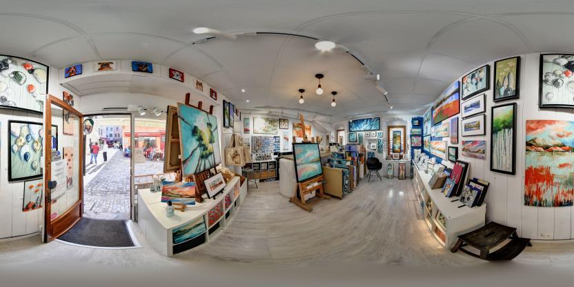 Visite virtuelle 360° de Atelier d'art Maurier à Annecy – Galerie d'art – Webvisite