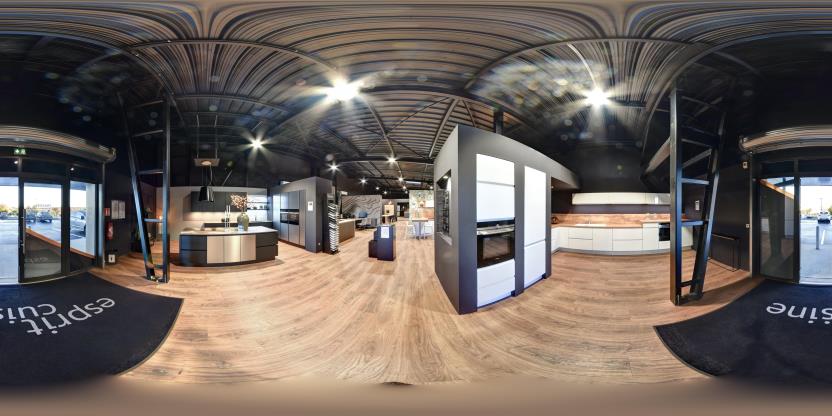Visite virtuelle 360 de Esprit Cuisine à Bain-de-Bretagne – Cuisiniste – Webvisite