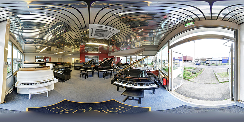 Visite virtuelle 360° de Pianos Schaeffer - Metz à Augny – Magasin d'instruments de musique – Webvisite