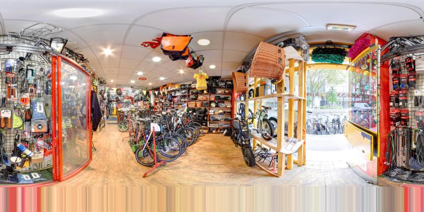 Visite virtuelle 360° de Gepetto et Vélos à Paris – Magasin de vélos – Webvisite