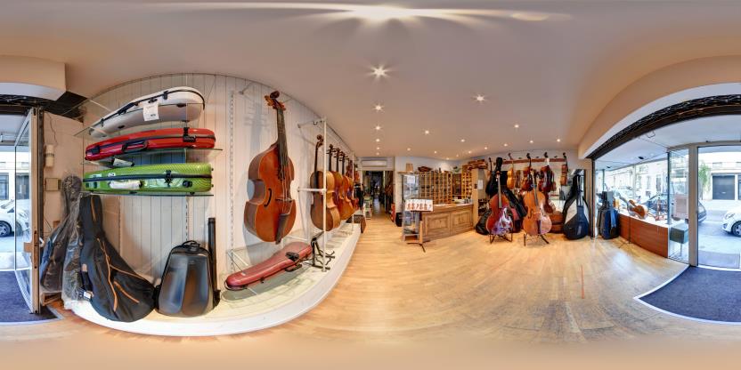 Visite virtuelle 360 de Gilles Braem Lutherie - Bordeaux