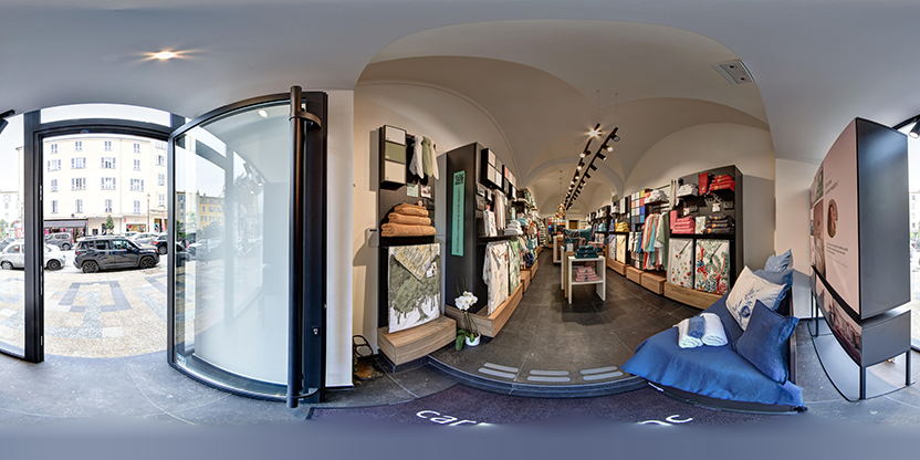 Visite virtuelle 360° de Carré Blanc - Ajaccio à Ajaccio – Magasin de décoration – Webvisite