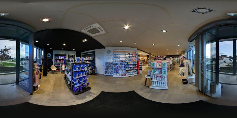 Visite virtuelle 360 de Pharmacie du pays d'Aubigné - Saint-Aubin-d'Aubigné