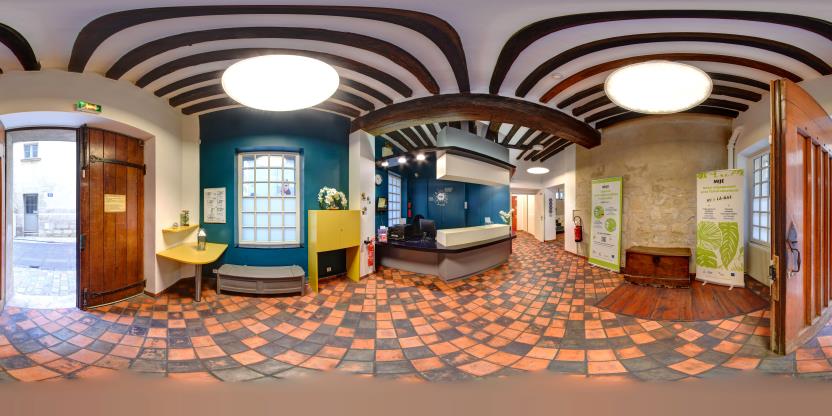 Visite virtuelle 360 de Auberge de jeunesse Maubuisson - MIJE Marais - Paris