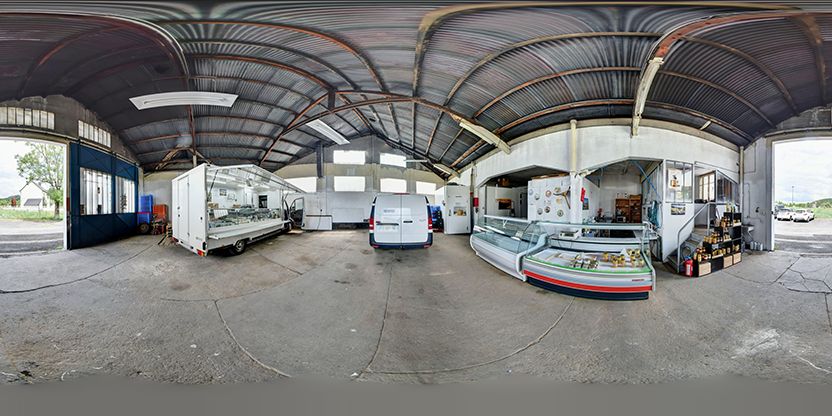 Visite virtuelle 360° de Raymond Fromagerie Haute Auvergne à Riom-ès-Montagnes – Fromagerie – Webvisite