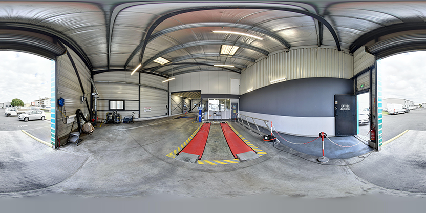 Visite virtuelle 360° de ACL à Lormont – Garage – Webvisite