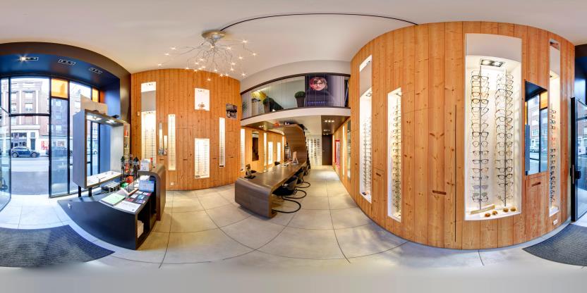 Visite virtuelle 360° de Optique Raquet à Amiens – Opticien – Webvisite