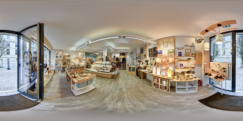 Visite virtuelle 360° de Colibri Créateurs à Poitiers – Magasin de décoration – Webvisite