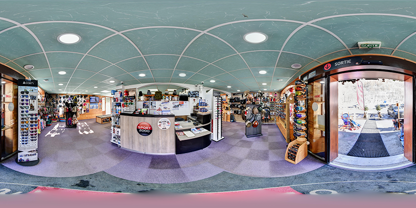 Visite virtuelle 360 de Nagano Sport - Sport 2000 a Valloire - Webvisite