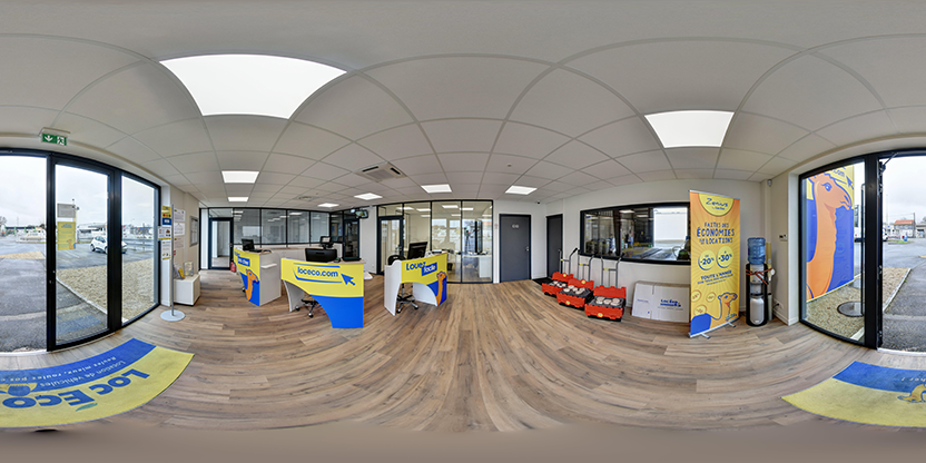 Visite virtuelle 360° de Loc Eco - Rezé à Rezé – Location de véhicules – Webvisite