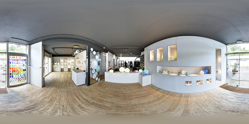 Visite virtuelle 360° de Fluïd à Le Palais – Galerie d'art – Webvisite