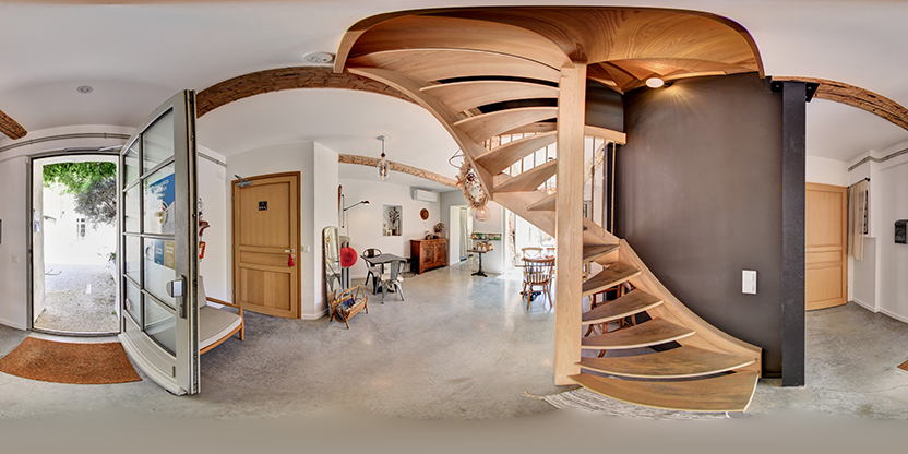 Visite virtuelle 360° de Maison 1634 à Pézenas – Gîte – Webvisite
