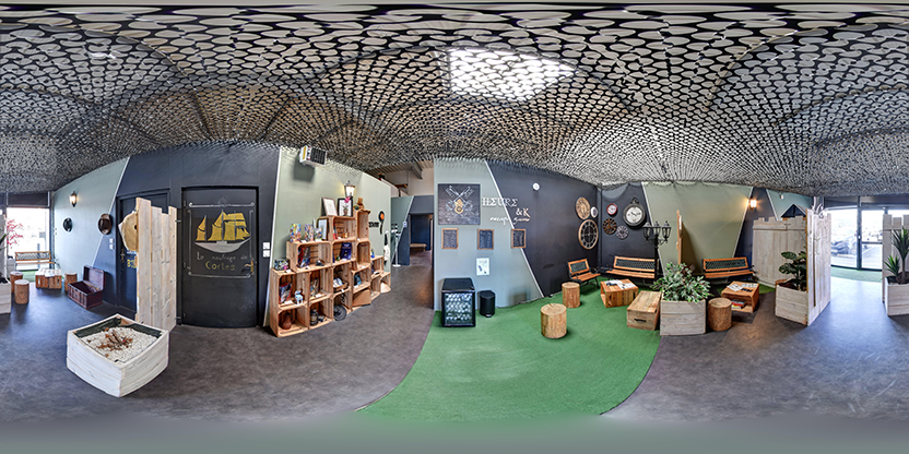 Visite virtuelle 360 de Heure et K Escape Game - Plérin