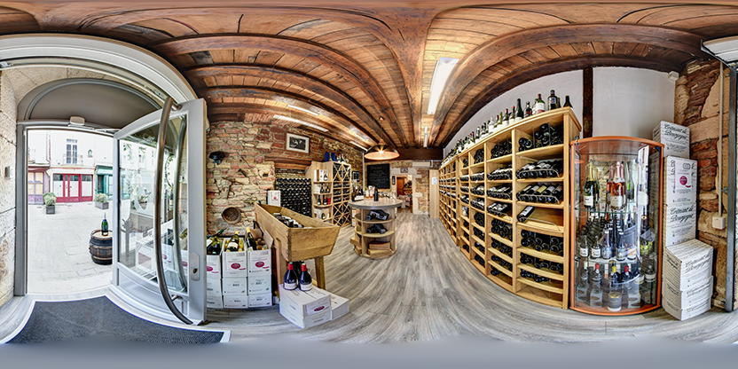 Visite virtuelle 360 de Cave Terroirs et Millésimes à Chalon-sur-Saône – Caviste – Webvisite