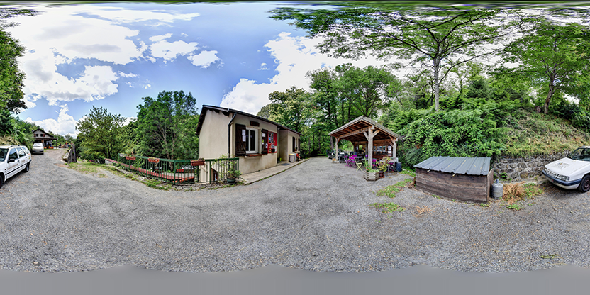Visite virtuelle 360° de Grandeur Nature Centre de vacances et hébergement groupes à Pourcharesses – Résidence hôtelière – Webvisite