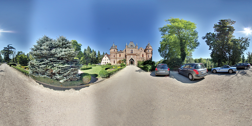 Visite virtuelle 360° de Château de Maulmont à Saint-Priest-Bramefant – Château – Webvisite