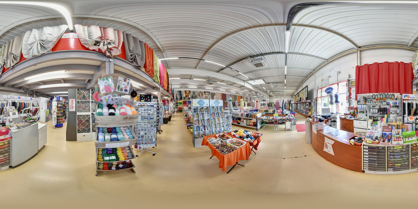 Visite virtuelle 360 de Tissus du Grand Large - Saint-Benoît