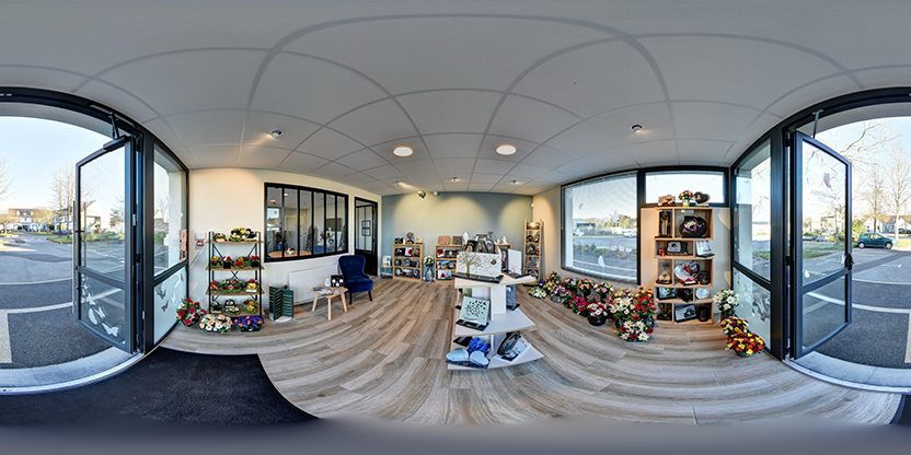 Visite virtuelle 360° de Pompes Funèbres de l'Odet à Pluguffan – Pompes funèbres – Webvisite