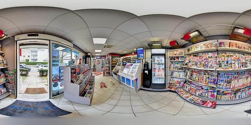 Visite virtuelle 360° de Bureau de Tabac B'Vape Dijon-Le Nikos à Dijon – Boutique de cigarettes électroniques – Webvisite