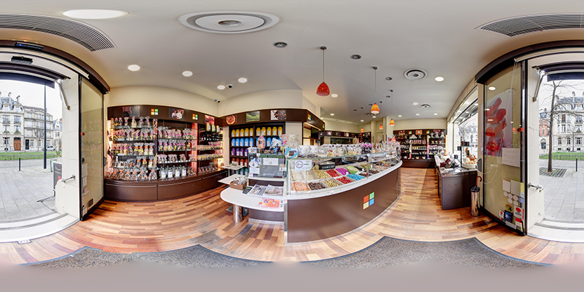 Visite virtuelle 360° de Maison Dallet Père à Reims – Chocolatier – Webvisite