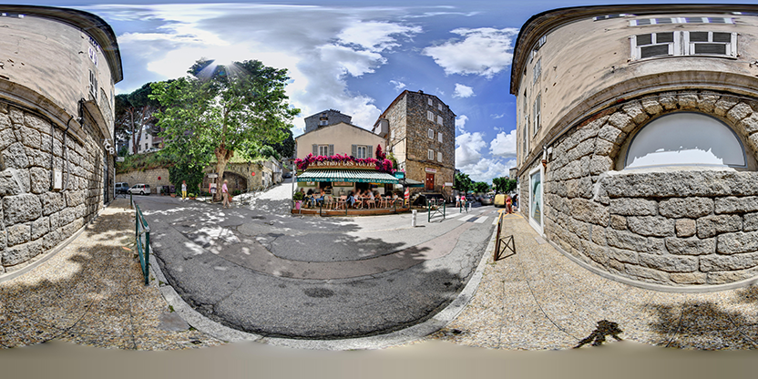 Visite virtuelle 360° de Bistrot des Voutes à Sartène – Bar – Webvisite