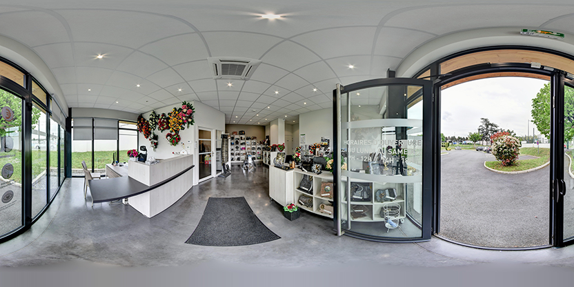 Visite virtuelle 360° de Pompes Funèbres Pascal Leclerc à Saint-Étienne – Pompes funèbres – Webvisite