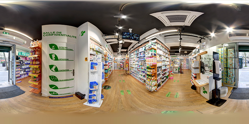Visite virtuelle 360 de Pharmacie 257 - Paris