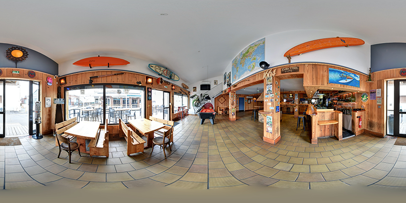 Visite virtuelle 360 de Le Globe Trotter Café - Biscarrosse