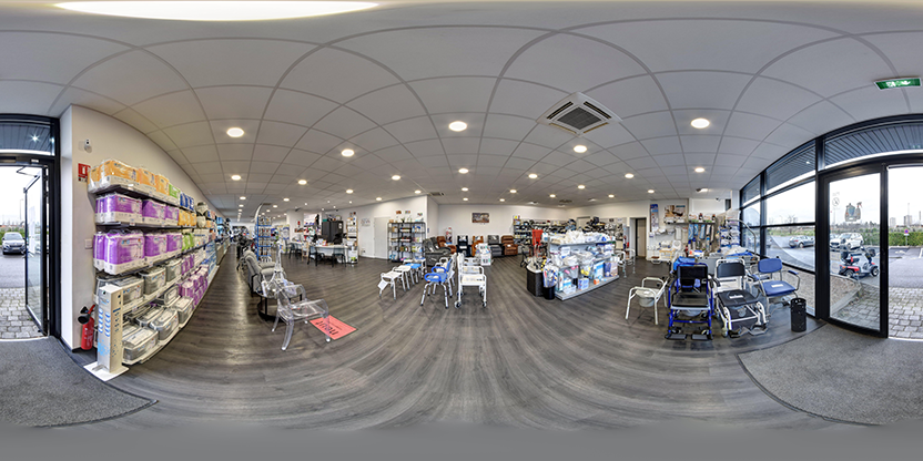 Visite virtuelle 360° de Objectif Santé - Saint-Just-Saint-Rambert à Saint-Just-Saint-Rambert – Magasin de matériel médical – Webvisite