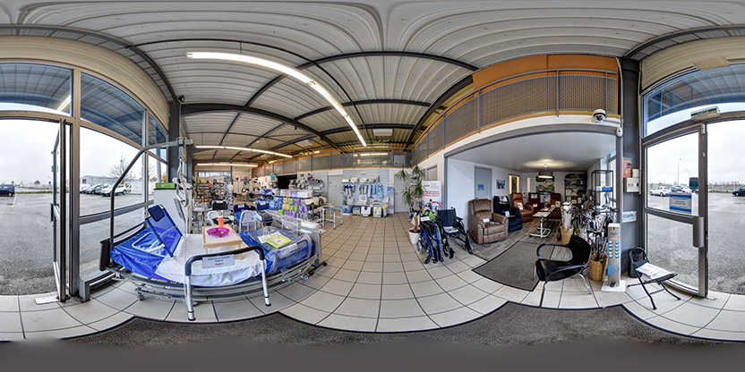 Visite virtuelle 360° de Objectif Santé Montbrison - Savigneux à Savigneux – Magasin de matériel médical – Webvisite