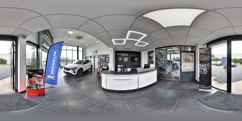 Visite virtuelle 360 de IMDS - Station 89 - Dacia a Beaumont - Webvisite