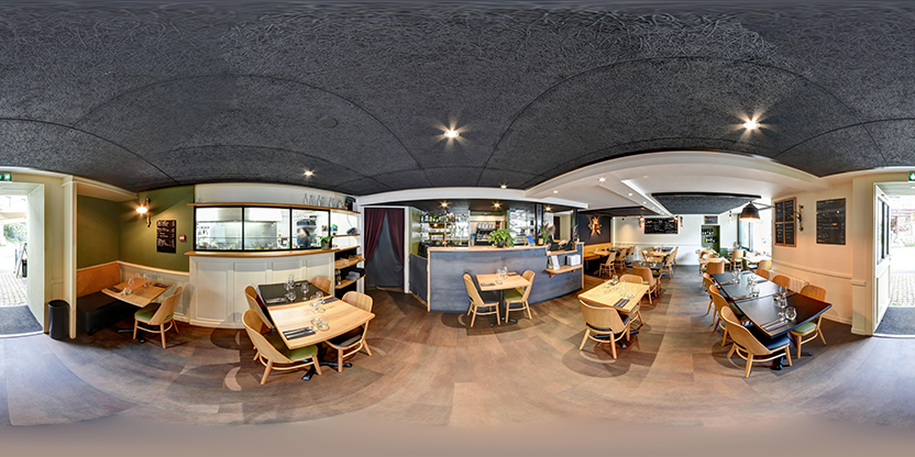 Visite virtuelle 360° de Restaurant L' Ambroisie à La Gacilly – Restaurant – Webvisite