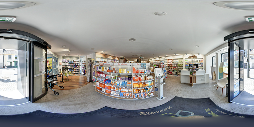 Visite virtuelle 360° de Pharmacie des 2 Rivières à Daoulas – Pharmacie – Webvisite