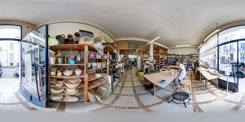 Visite virtuelle 360 de Atelier des Arts Céramiques - Tours