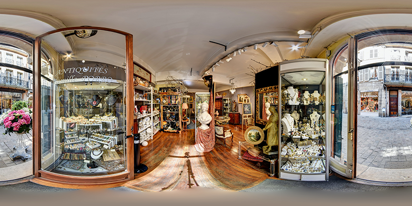 Visite virtuelle 360 de Antiquités Porro - Dijon