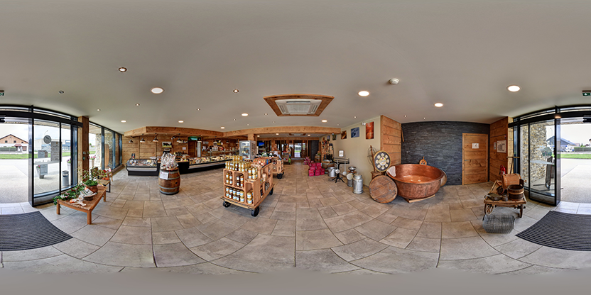 Visite virtuelle 360° de Fromagerie Badoz Pontarlier à Pontarlier – Fromagerie – Webvisite