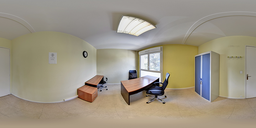 Visite virtuelle 360 de Les Bureaux de Montreynaud à Saint-Étienne – Espace de coworking – Webvisite