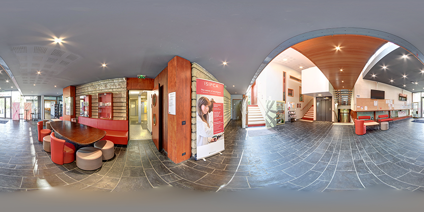 Visite virtuelle 360° de Isipca à Versailles – Enseignement Supérieur – Webvisite