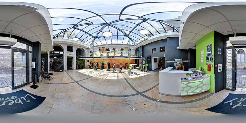 Visite virtuelle 360 de Salle de sport Besançon Centre - Liberty Gym a Besançon - Webvisite