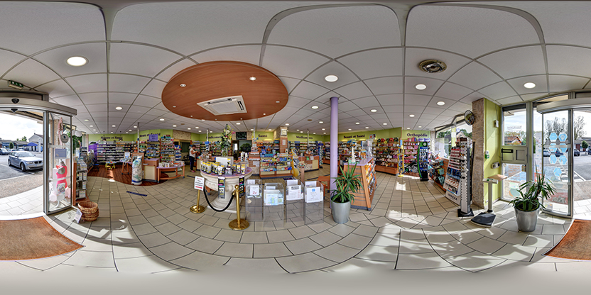 Visite virtuelle 360° de Pharmacie Fontana - Pharmacie de la Fontaine Fleurie à Bergerac – Pharmacie – Webvisite