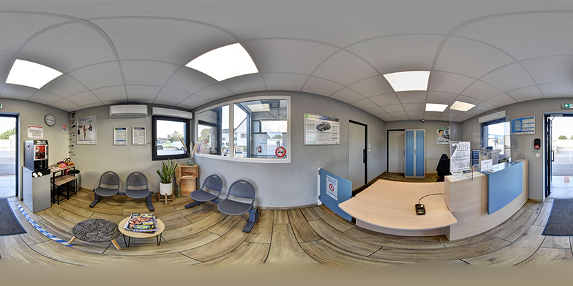 Visite virtuelle 360° de Sécuritest Contrôle Technique Automobile Louhans à Louhans – Garage – Webvisite
