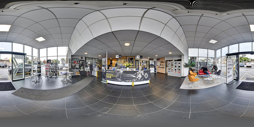 Visite virtuelle 360 de Renault garage mécanique carrosserie Wartel a Crach en Morbihan - Webvisite