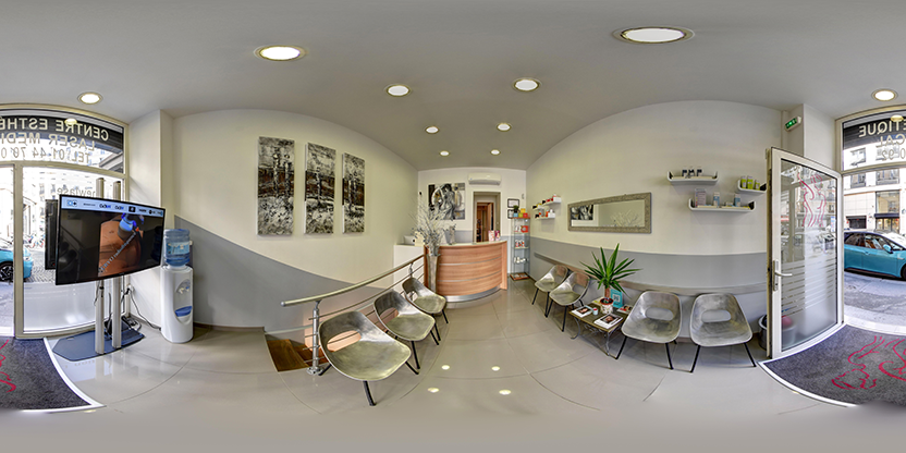 Visite virtuelle 360 de Newlase à Paris – Institut de beauté – Webvisite