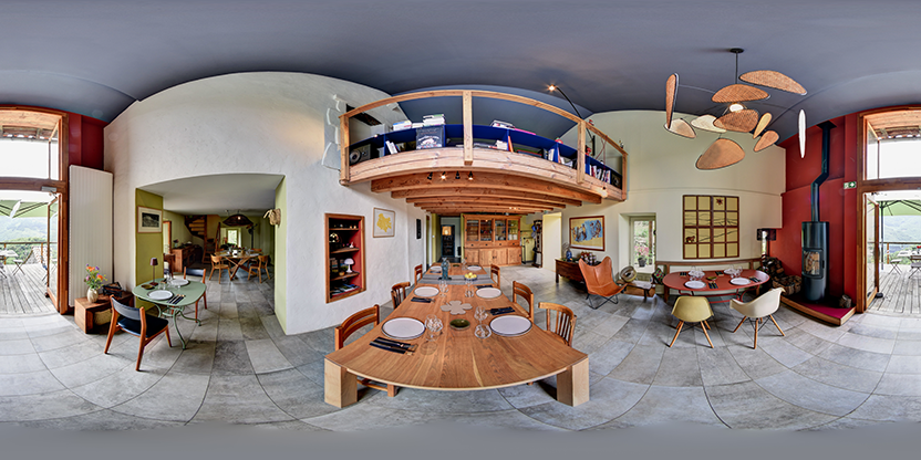 Visite virtuelle 360° de Ferme Auberge La Bola à Laboule – Restaurant – Webvisite
