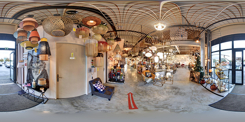 Visite virtuelle 360 de Lova Luminaire - Saintes