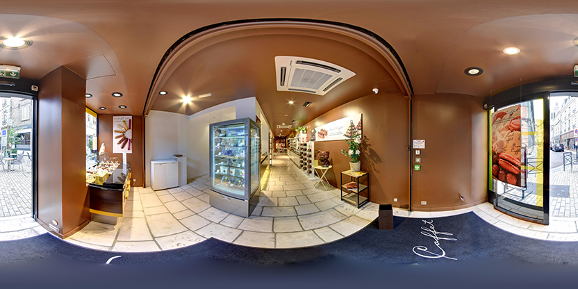 Visite virtuelle 360° de Maison Caffet - Chocolatier Pâtissier - Sens à Sens – Chocolatier – Webvisite