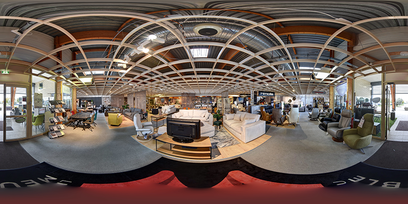 Visite virtuelle 360° de Meubles Blachere à Aubenas – Magasin de meubles – Webvisite