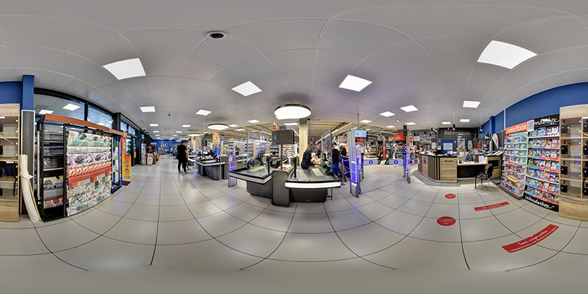Visite virtuelle 360° de Super U et Drive - Saint-Sorlin-en-Valloire à Saint-Sorlin-en-Valloire – Supermarché – Webvisite