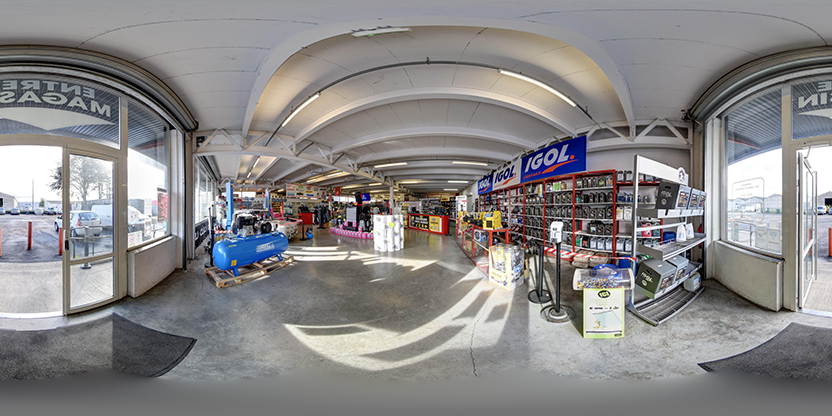 Visite virtuelle 360° de Atac Pièces Auto - Saint-Jean-de-la-Ruelle à Saint-Jean-de-la-Ruelle – Garage – Webvisite